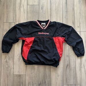 Vintage 90s 58 Sports Ohio State Buckeyes Sweatshirt Spell Out Lined Pullover